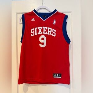 Adidas Kids' Philadelphia Sixers #9 Igudola- Red Basketball Jersey
